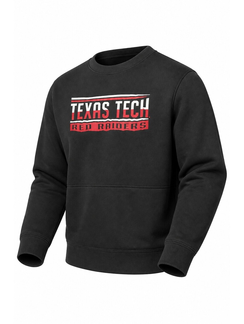 Colosseum Texas Tech Red Raiders Men's Black Pullover Hoodie Large